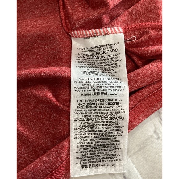 Fanatics T-Shirt Men’s Size 2XL Red Cincinnati Reds Est 1869 100% Polyester - Picture 6 of 8